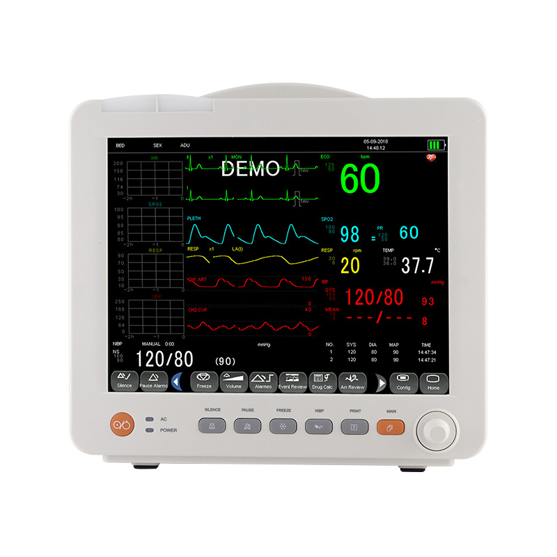 心电监护仪多参数便携式医用家用24小时监测一体机检测仪病人床旁