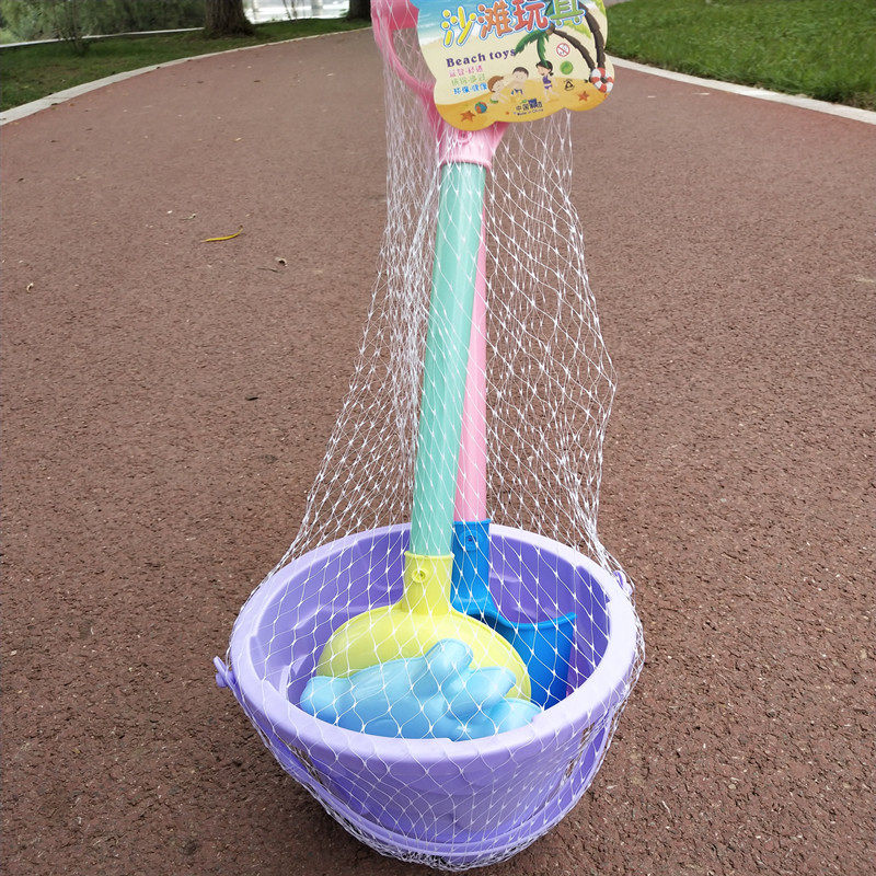 儿童玩具沙滩桶套筒大号塑料桶铲子套装宝宝玩沙子决明子组合工具