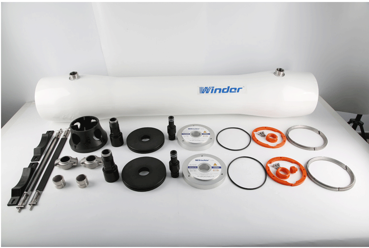 华膜玻璃钢膜壳4040/8040反渗透膜膜壳8寸4寸1芯-7芯可选型号齐全