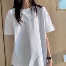 大码女装短袖T恤学生韩版夏季新款宽松ins原宿风BF半袖上衣服