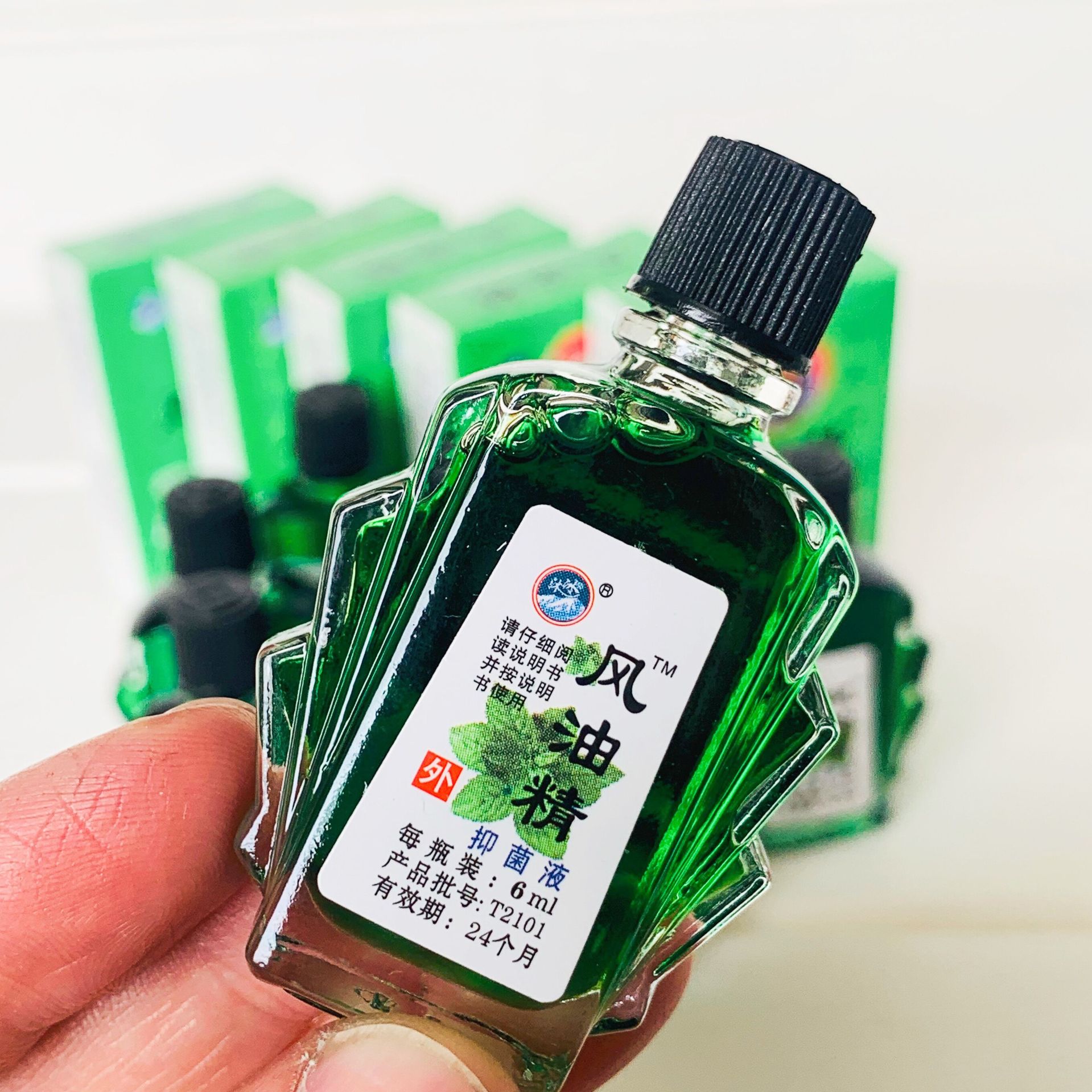 6ml风油精沐冰牌抑菌液清凉提神蚊虫叮咬抑菌熬夜学习晕车晕船