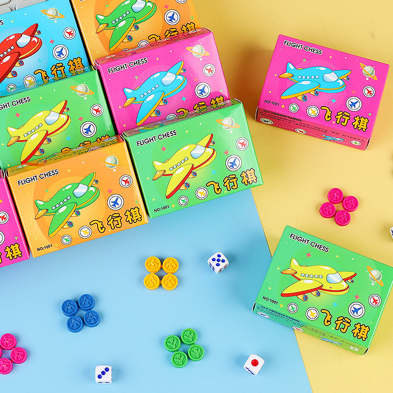 Boxed Aeroplane Chess Children's Early Education Intelligence Parent-Child Toys Chess Games Wholesale Kindergarten Small Gift Prizes