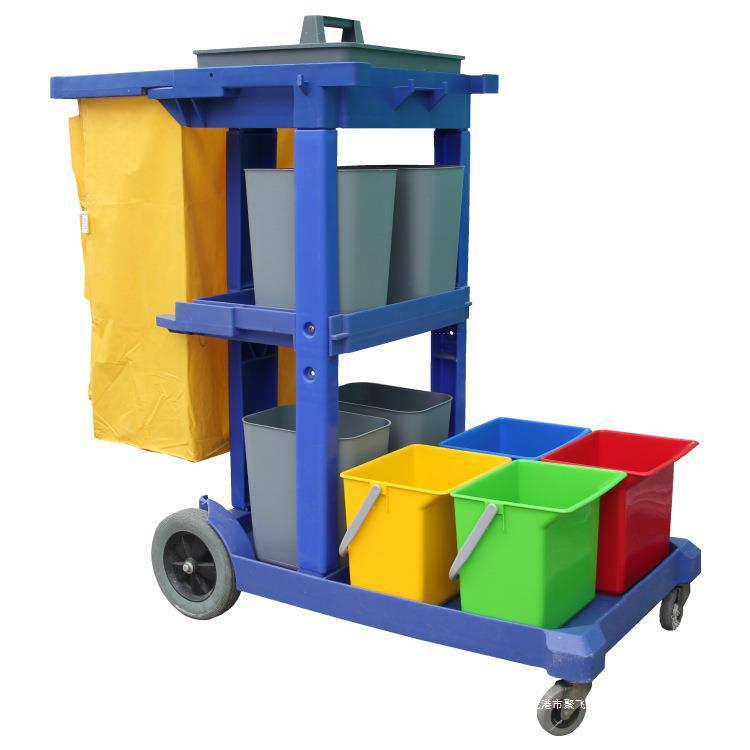 手推清包车分类垃圾桶带刻度加水桶清洁工具塑料挤水桶手提储水桶