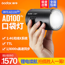 AD100pro外拍灯口袋灯补光灯摄影灯单反离机闪光灯锂电池高速TTL