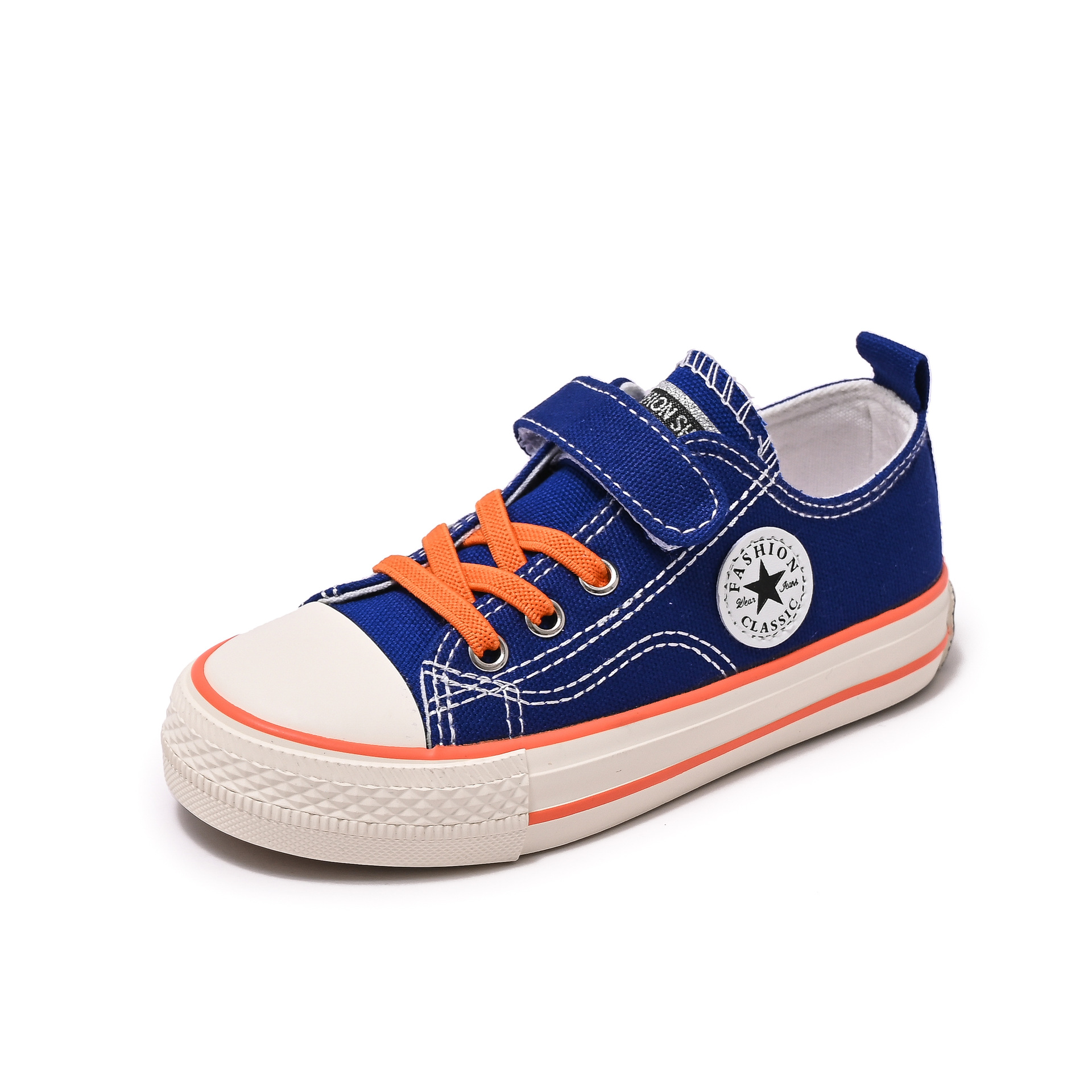 New Children's Canvas Shoes White Shoes Boys and Girls Low-Top Wear-Resistance Kids Toddler and Children Wholesale Wenzhou Brand Children's Shoes