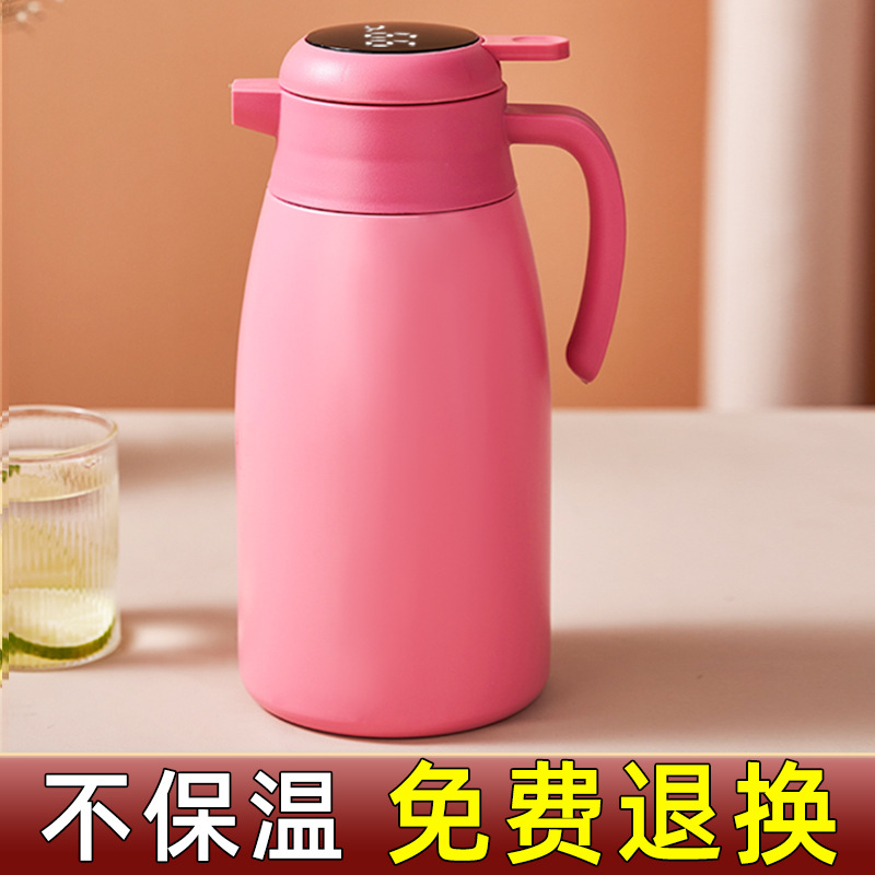 2L Thermal Insulation Kettle Household Large Capacity Thermos 304 Stainless Steel Thermos Teapot Kettle Hot Water Bottle Cup