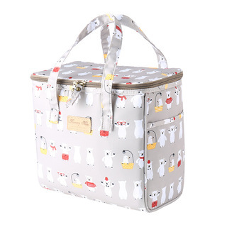 Korean Style Lunch Bag Aluminum Foil Thermal Bag Portable Lunch Bag Thickened Cartoon Rice Bag Fashion out Lunch Box Bag