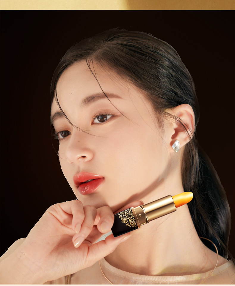 肌琳莎樱桃变色唇膏3.8g 持续润泽唇部彩妆变色口红 一件代发