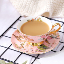 欧式骨瓷咖啡杯碟套装下午茶具创意陶瓷英式红茶杯子家用可定logo