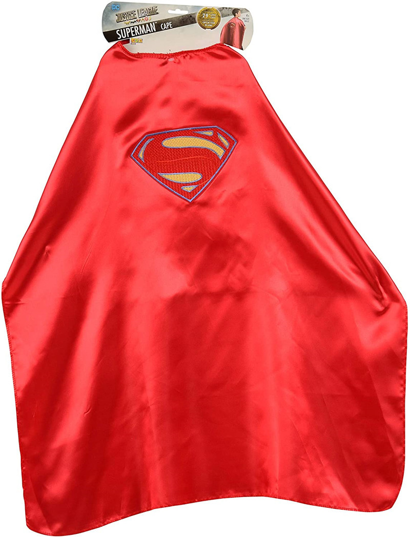 角色扮演正义联盟超人斗篷奥特曼披肩短款万圣节儿童披风双层披肩
