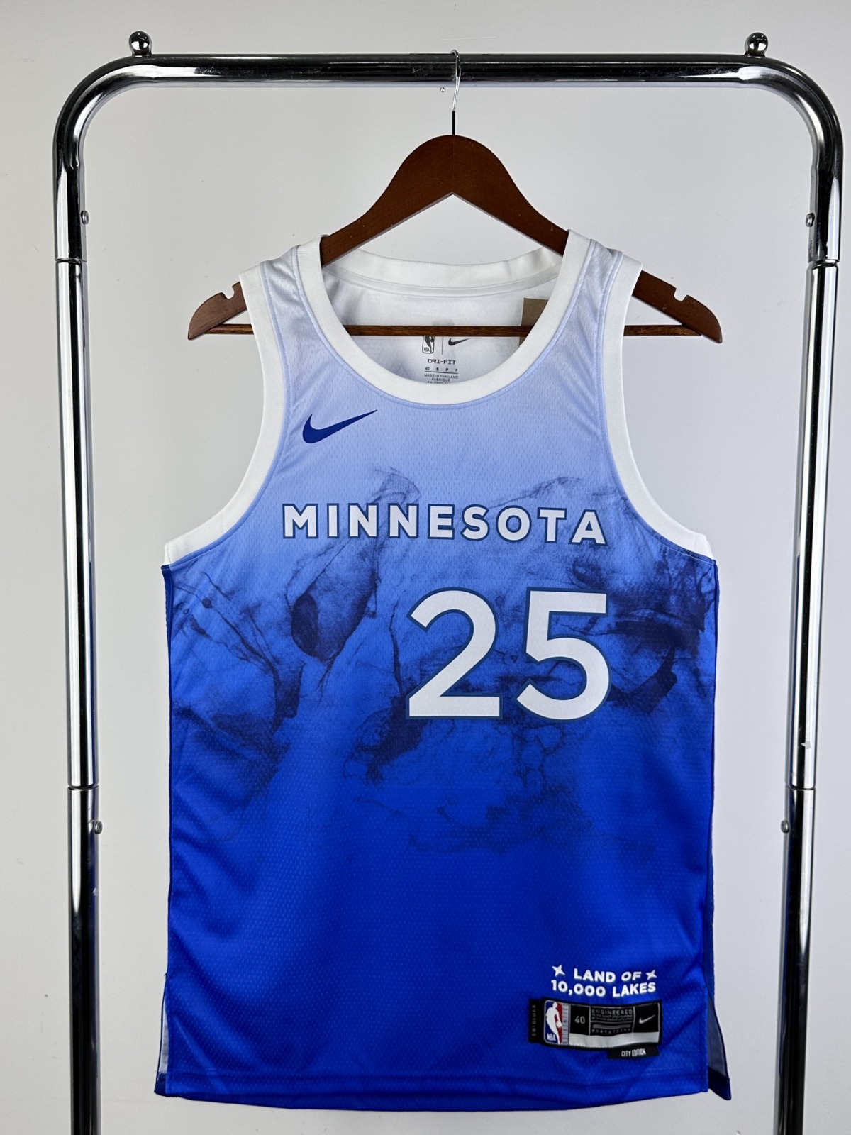 24赛季森林狼城市版1号安德森5号爱德华兹25号罗斯32