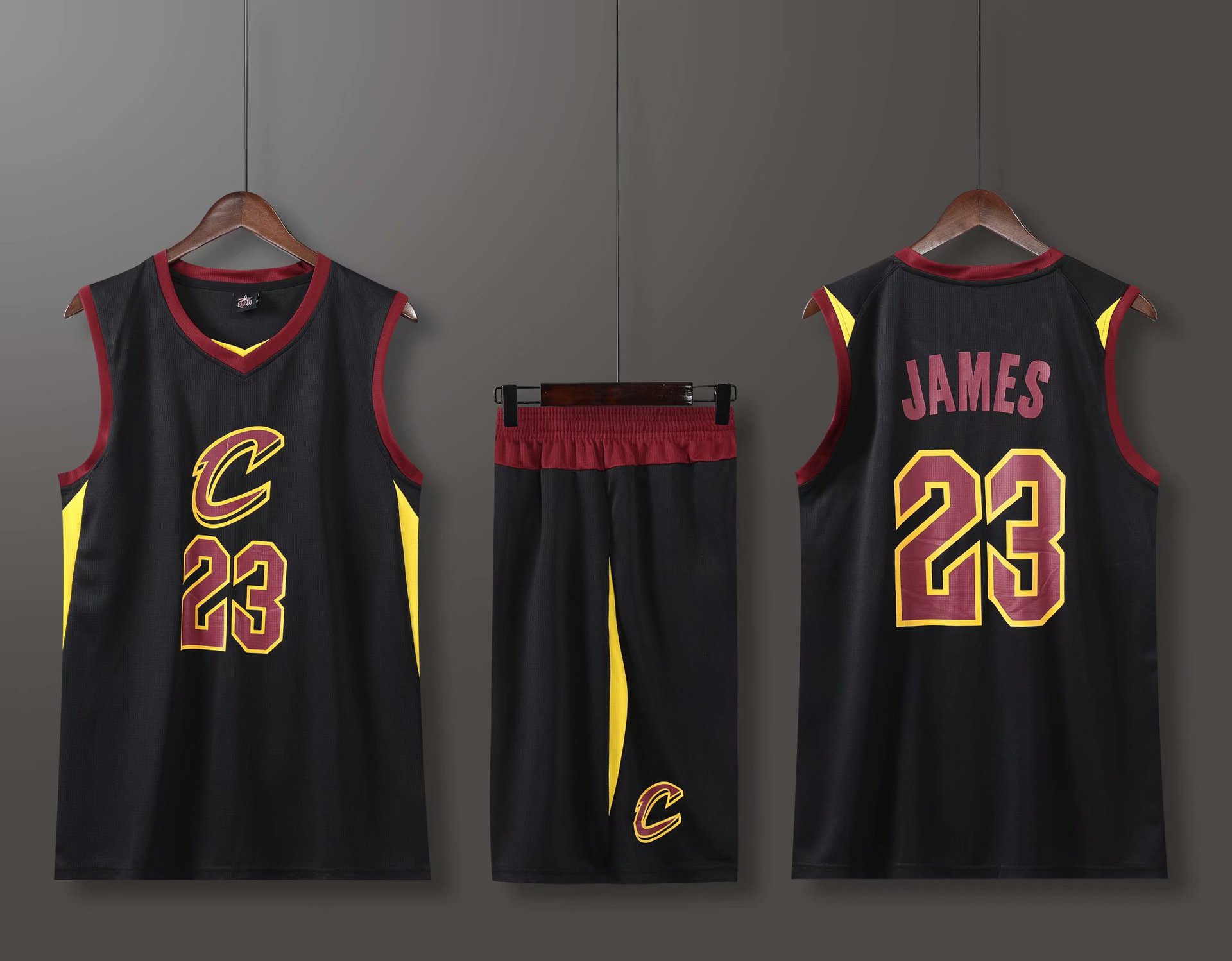 骑士23号詹姆斯篮球服套装男队服成人比赛训练球衣l-5xl