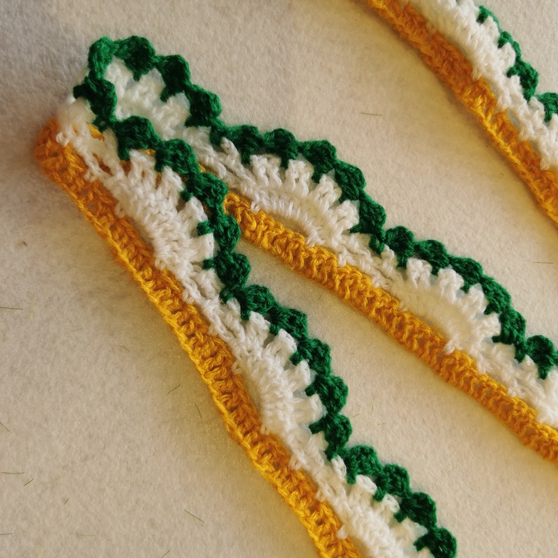 则天现货新款手勾编织花边小香风波浪洛丽塔裙边装饰织带服装辅料