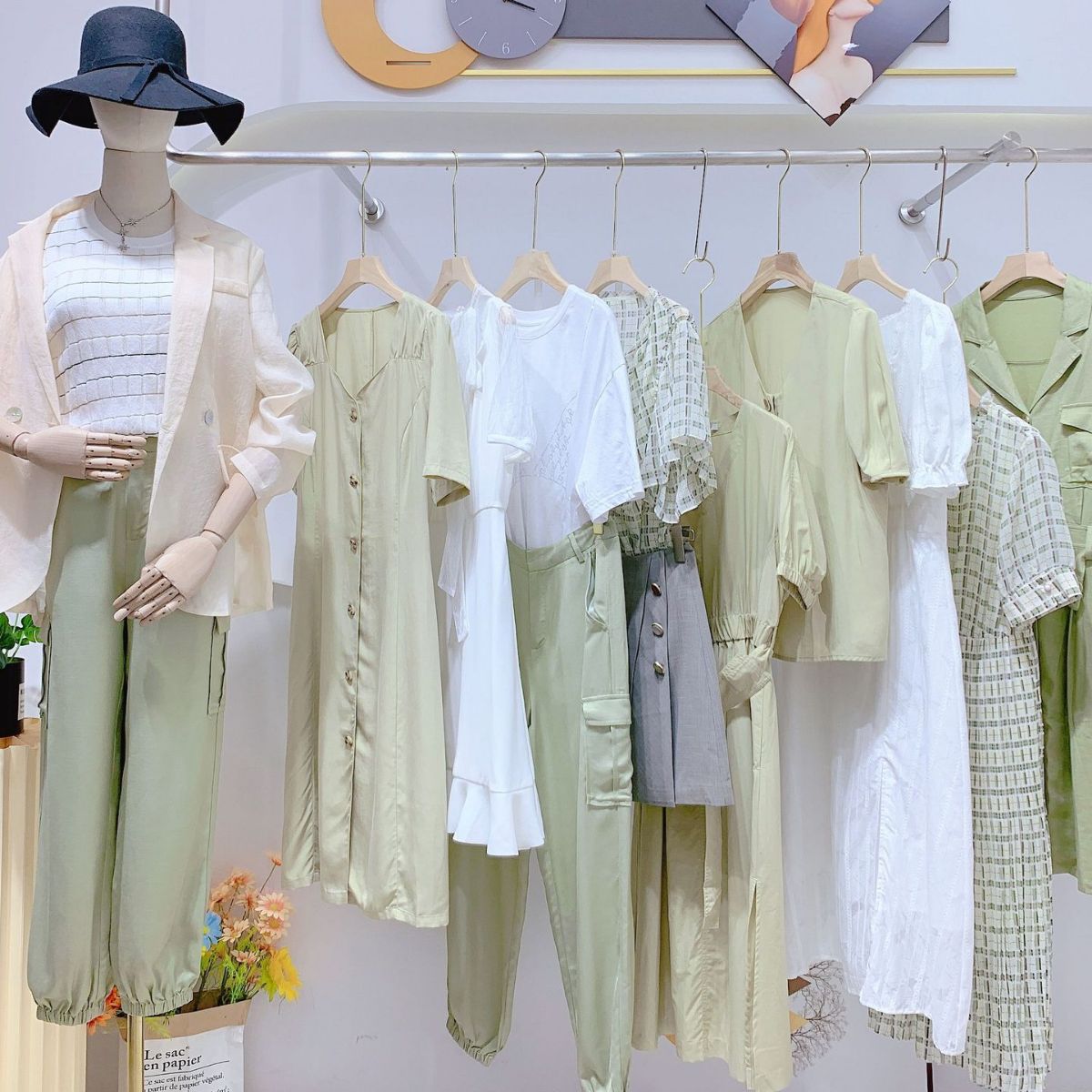 马克华菲 夏装 套装专柜撤柜 尾货 一手货源批发品牌折扣女装批发