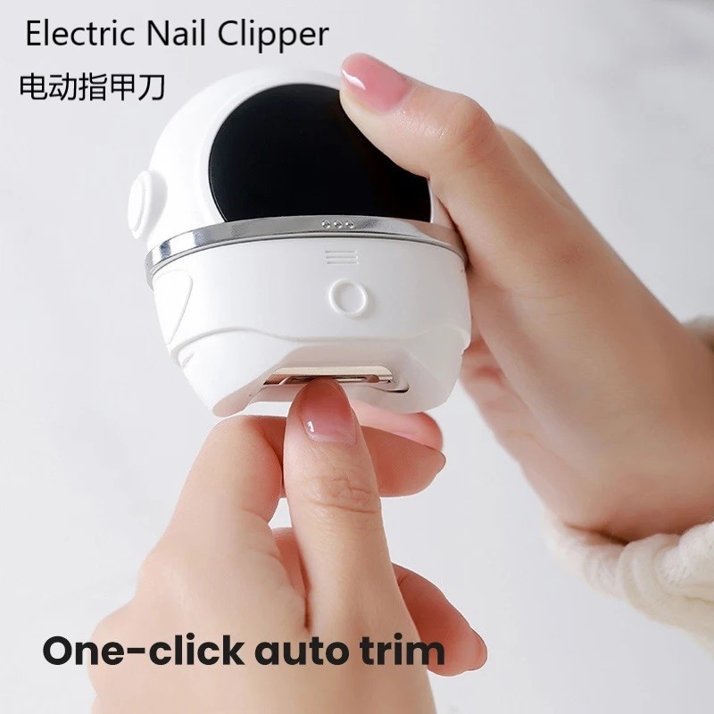 跨境新款直销电动指甲刀自动指甲剪钳磨甲器老人婴幼儿童修甲刀具
