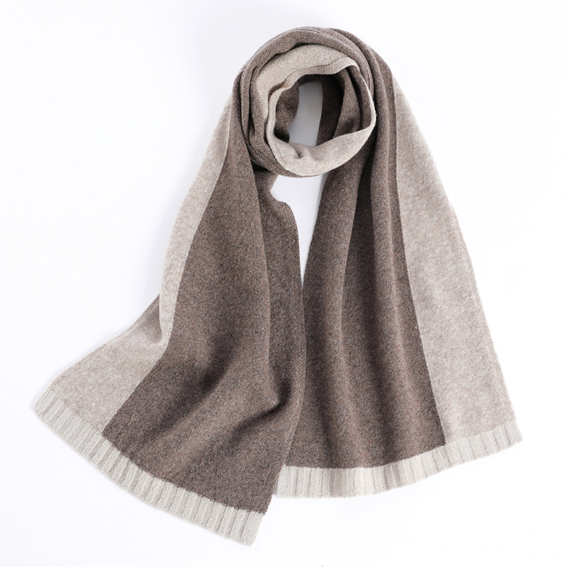 2023秋冬新款女士羊毛围巾围脖 韩版羊毛小围巾女年轻学生女围巾