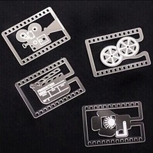 4 pcs/lot creative movie props bookmark stationery metal bo