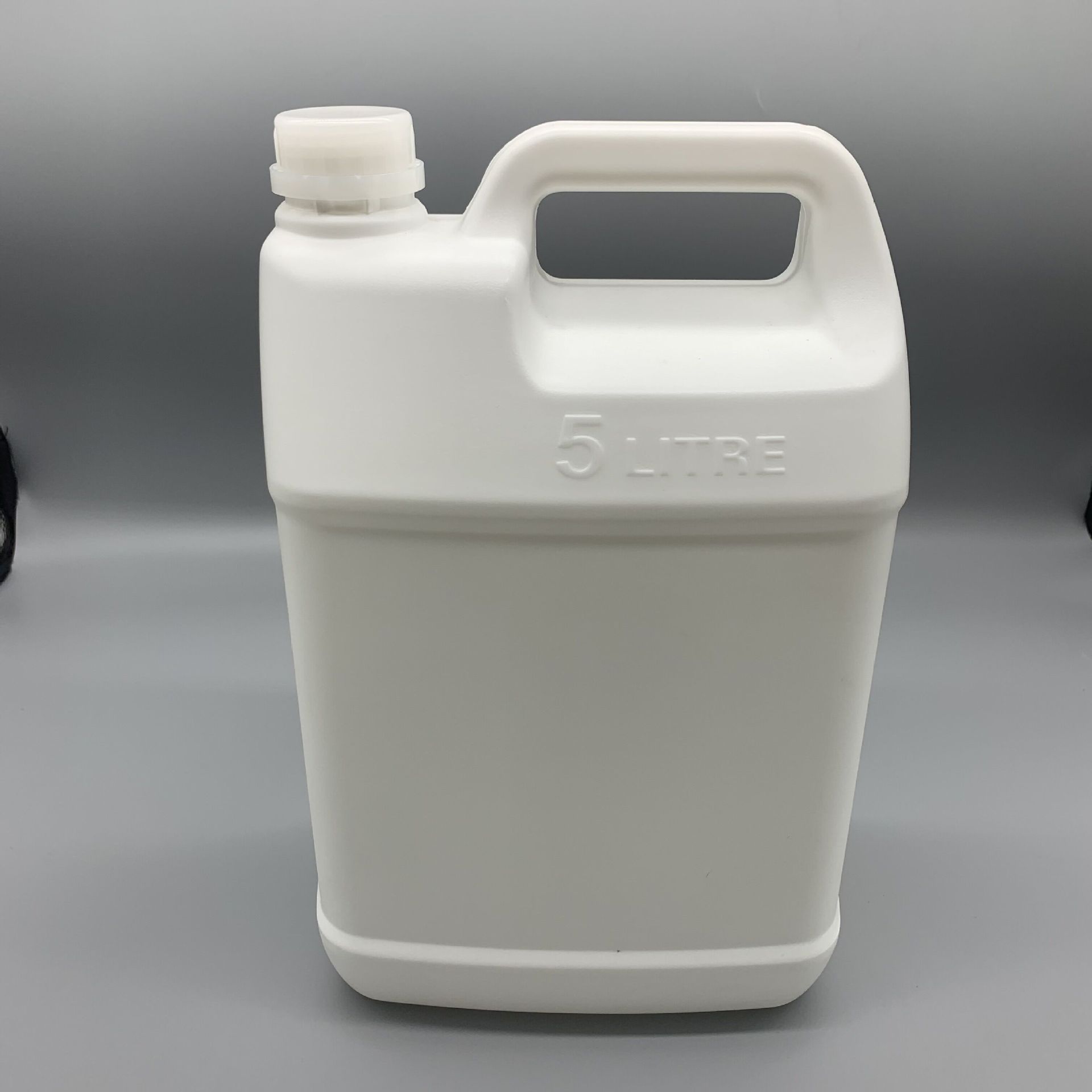 5l升 kg公斤扁形带液位线化工扁方塑料桶墨水罐清洗液包装桶油瓶