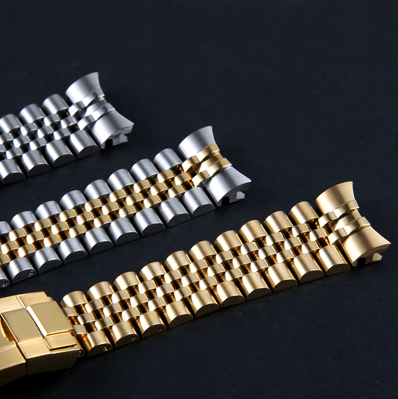 适用劳力格林尼治126710blro 劳士力sup水鬼gmt表带精钢表链20mm