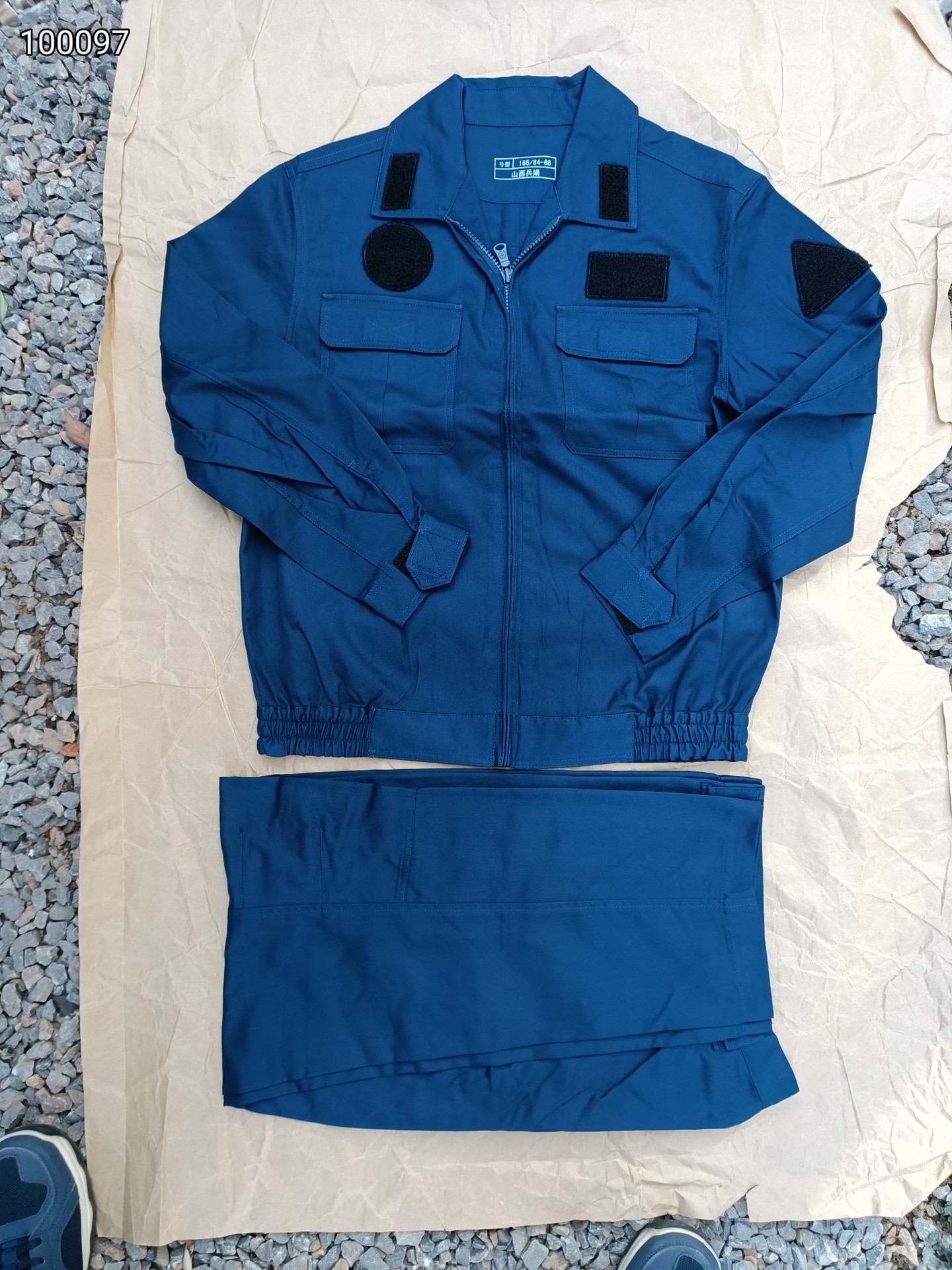 全新地勤工作服春秋夏季工装套装耐磨机务服作训服天蓝色机修
