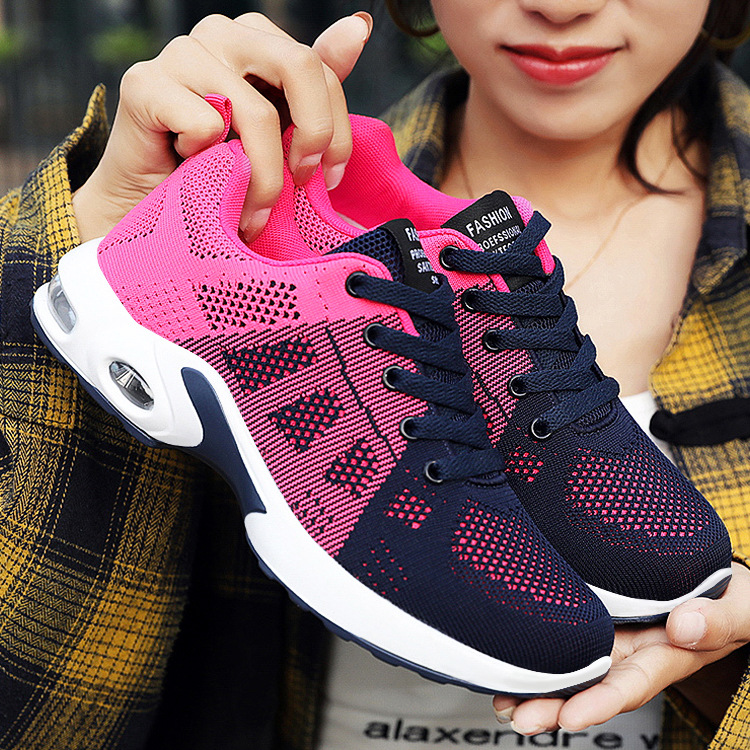 Cross-Border Shoes for Women Spring New Foreign Trade Women's Shoes plus Size Running Shoes Air Cushion Shoes Shoes Casual Sneaker Women