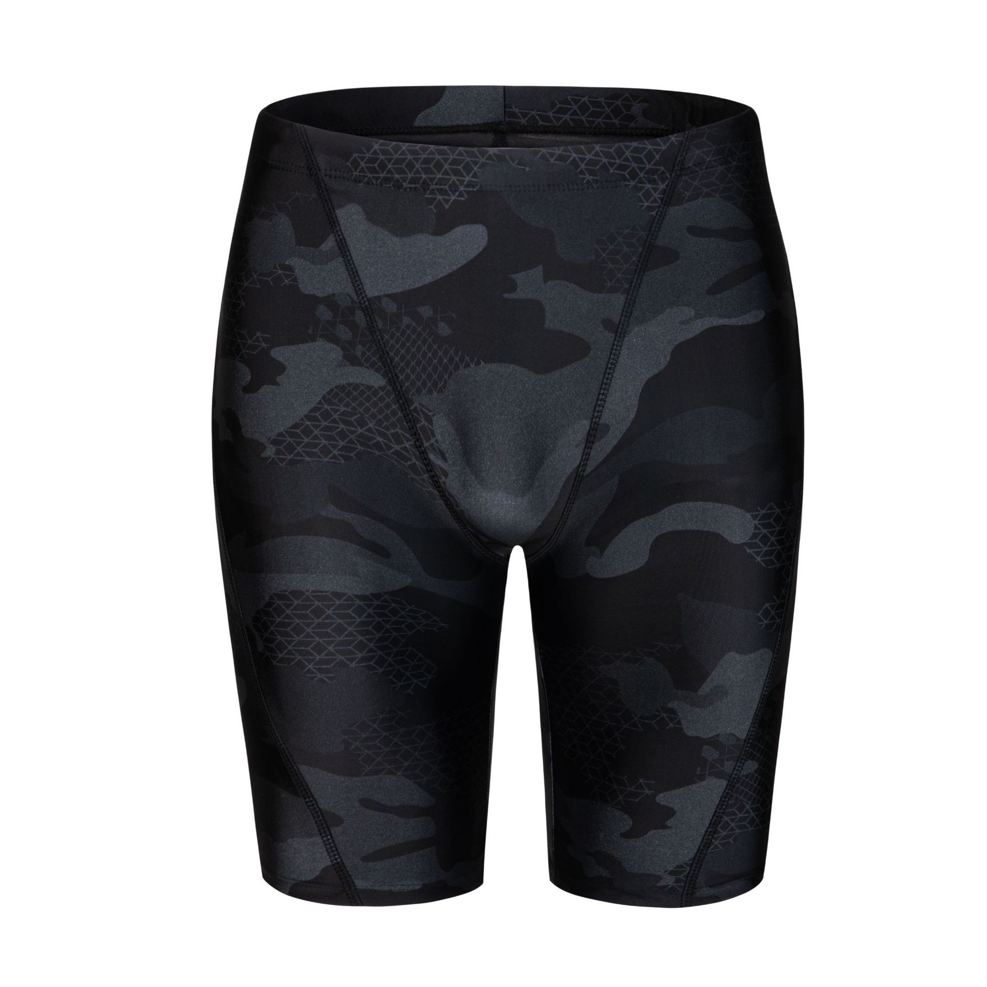 New Camouflage Men's Swimming Trunks Anti-Embarrassment Boys Swimsuit Suit Boxer Swimming Trunks Breathable plus Size Loose Shorts