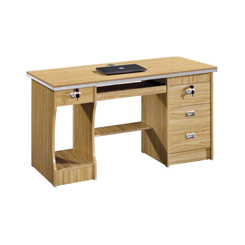 板式小型办公台电脑桌1米电脑台职员桌单人工作台家用写字桌书桌