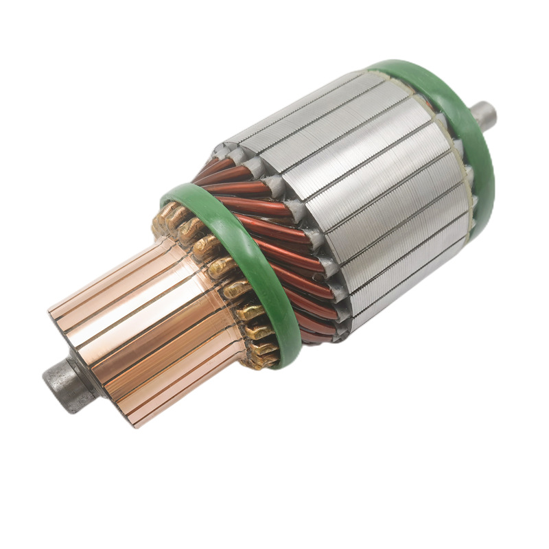 嵩德 im3179 高品质起动机电枢生产厂家 银铜换向器 24v转子 河北