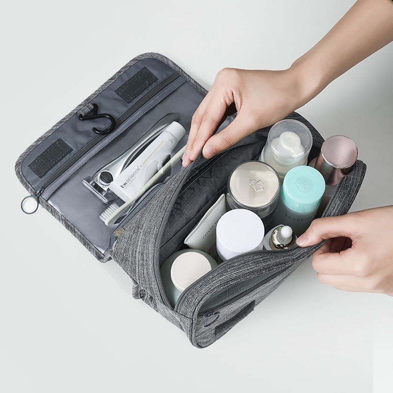 Japanese Style Travel Wash Portable Cosmetic Bag Large Capacity Simple Multifunctional Storage Bag Business Trip Buggy Bag