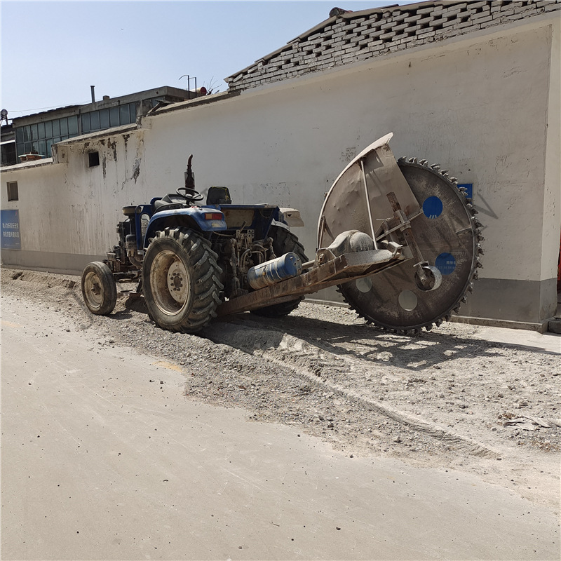定做开沟机自来水管道铺设开沟机商混路沿石圆盘开槽机全新挖沟机