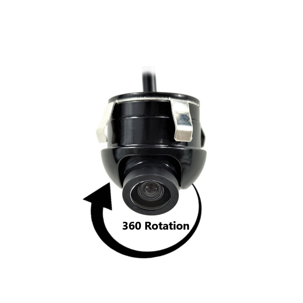 5mm通用360旋转高清侧视/后视车载摄像头 双切换前后视 倒车线