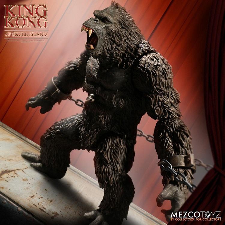 mezco蚂蚁金刚骷髅岛大猩猩新款可动人偶模型手办摆件
