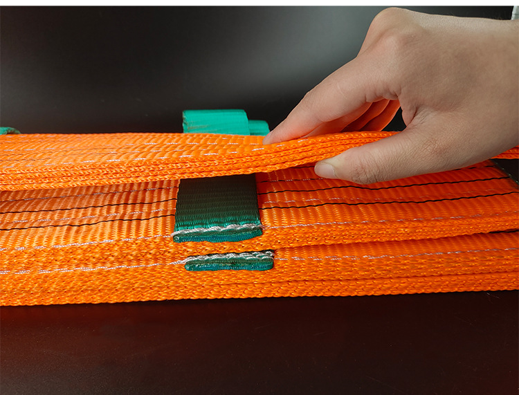 吊带护套3吨5吨10彩色柔性防割拐角护垫护角白色吊装带扁平保护套