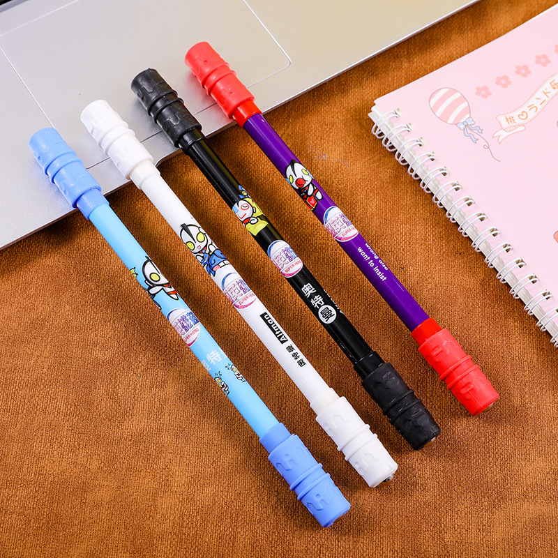 Spring Pen Students Spring Pen Decompression Pen Primary and Secondary School Students Competition Twist Pen Can Write Tik Tok Online Sensation Wholesale