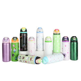 爆款owala304不锈钢保温杯户外运动水壶冷热吸管杯水果杯小单定制