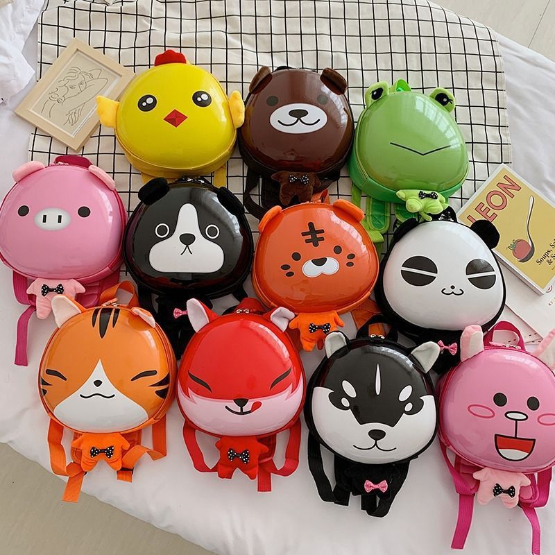 Cartoon Cute Backpack for Children 2023 New Western Style Eggshell Bag Kindergarten Backpack Men and Women Baby's Backpack Fashion