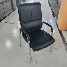 电脑椅办公椅座椅弓形舒适久坐会议椅子钢架四腿靠背椅