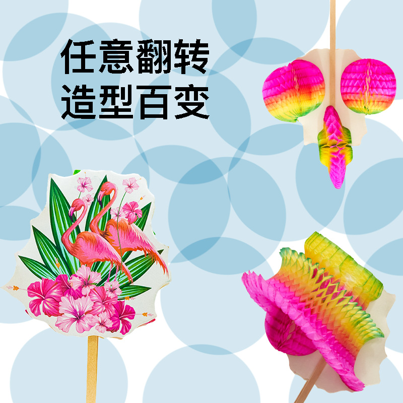 纸翻花-幼儿园学校 圣诞年货纸变花 工艺品 手工玩具diy外贸 礼品