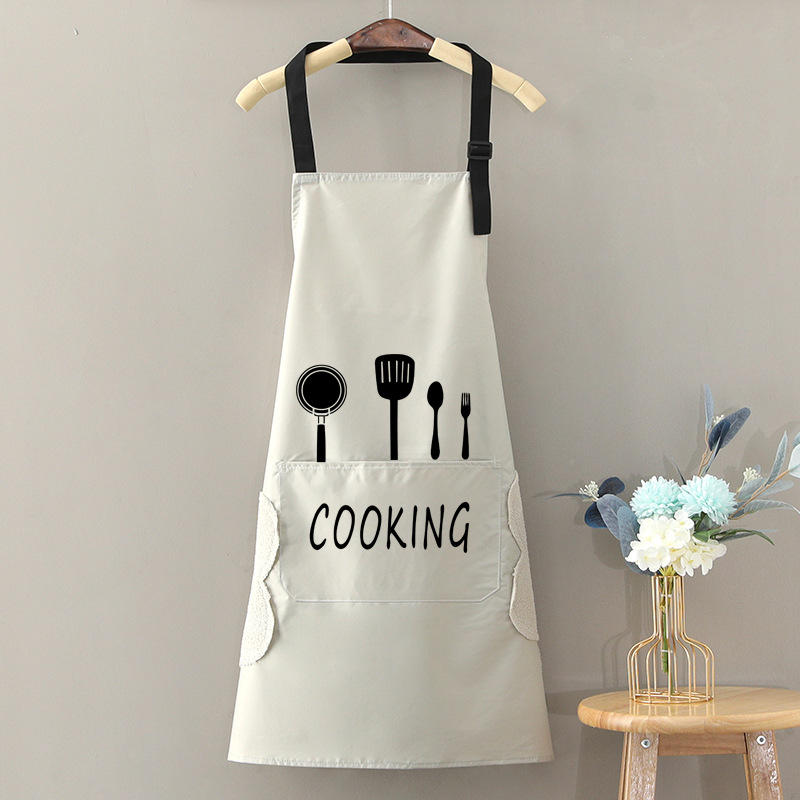 Canvas Apron Full Body Kitchen Cotton Apron Wholesale Apron Strap Cooking Baking at Home Shop Work Clothes Order Printing