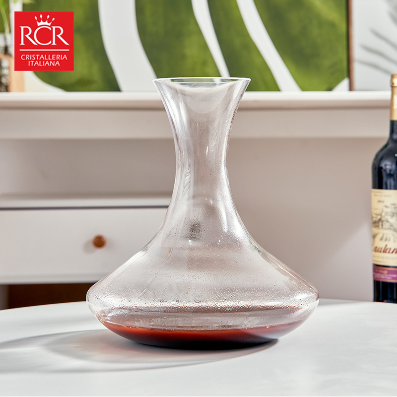 意大利rcr进口水晶玻璃红酒快速醒酒器居家红酒酒具葡萄酒分酒器