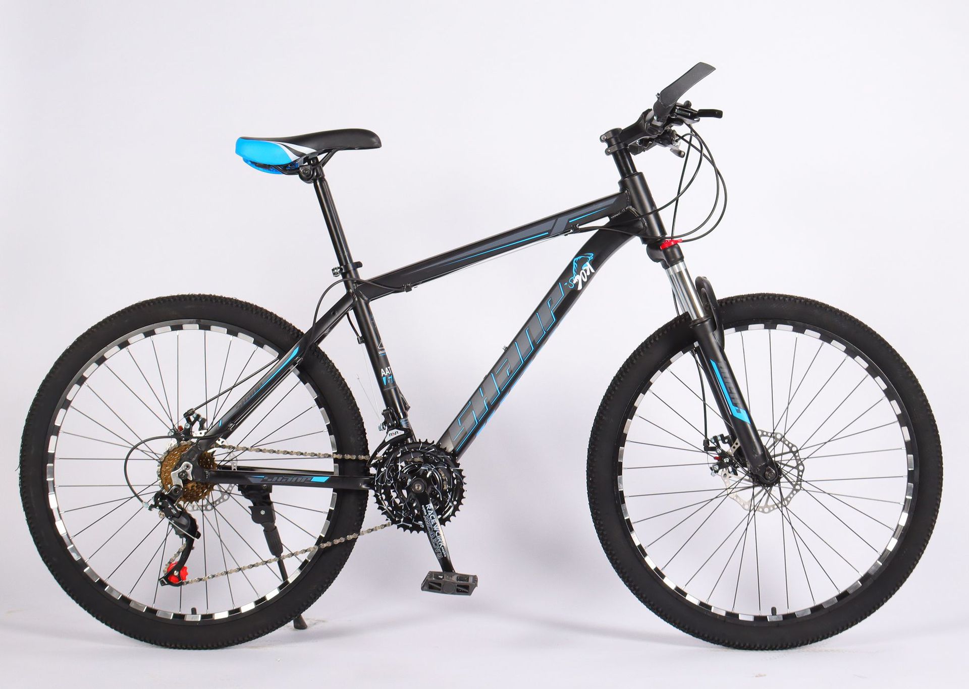 厂家直供山地自行车26寸24寸山地车21速24速27速自行车双碟刹自行