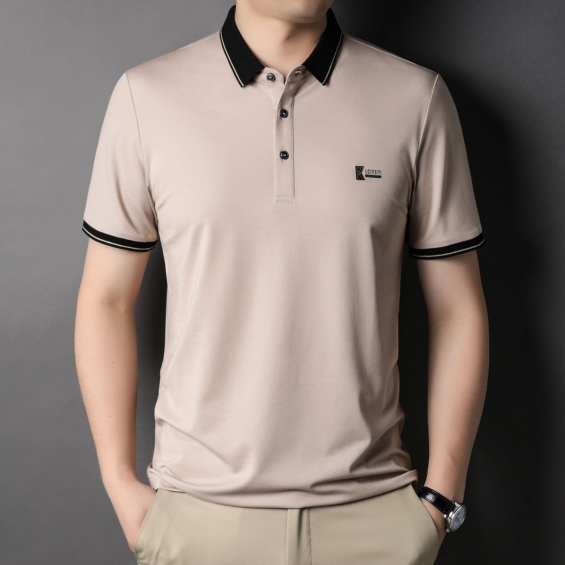 男士短袖t恤衫男打底衫针织衫polo衫夏季男装直销批发一件代发