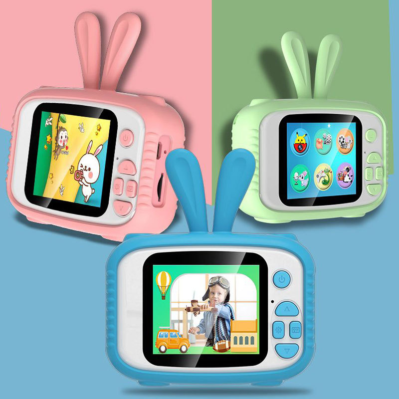 Bunny Cartoon Children's Camera Puqing HD Digital Fun Code Camera Factory Delivery Kids Cameras