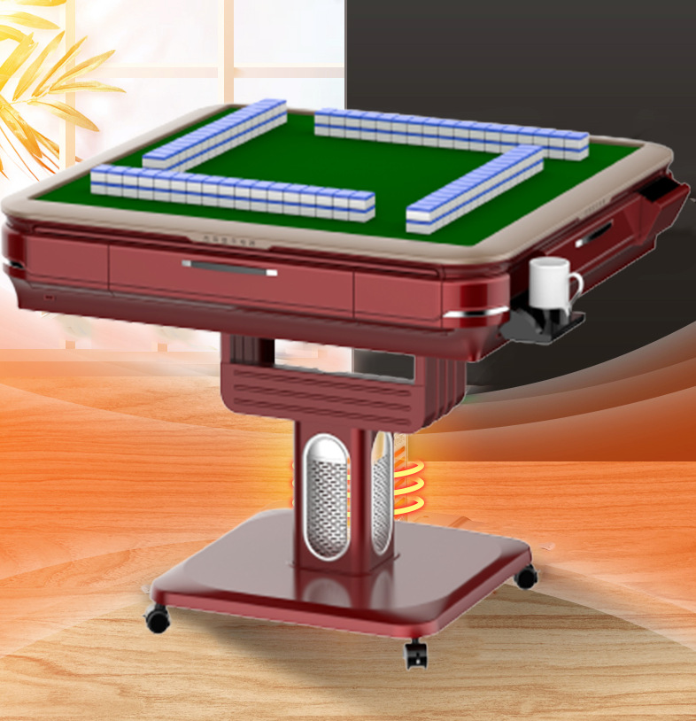 中雀电动麻将机 全自动餐桌两用麻将台 四口过山车折叠家用机麻