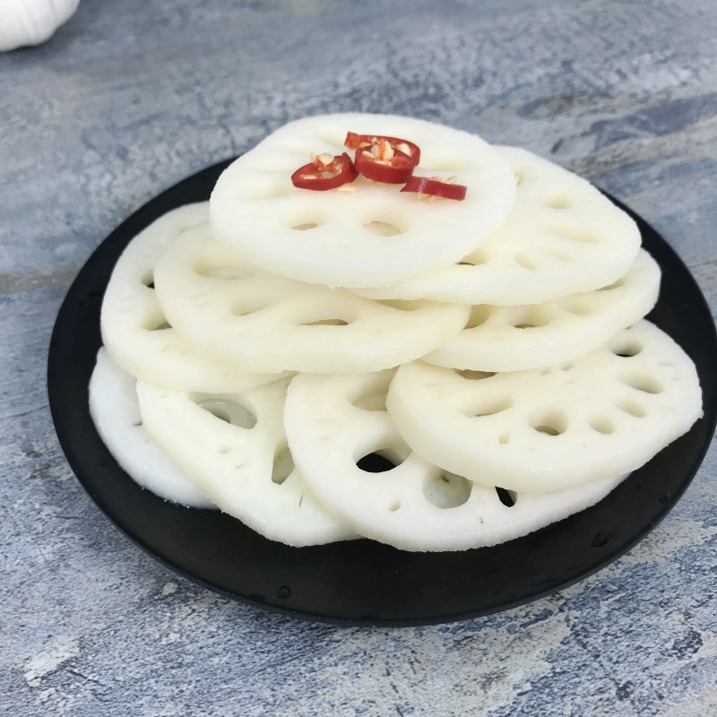 洪湖清水脆莲藕片10斤凉拌卤菜半成品火锅麻辣烫串串5斤商用食材