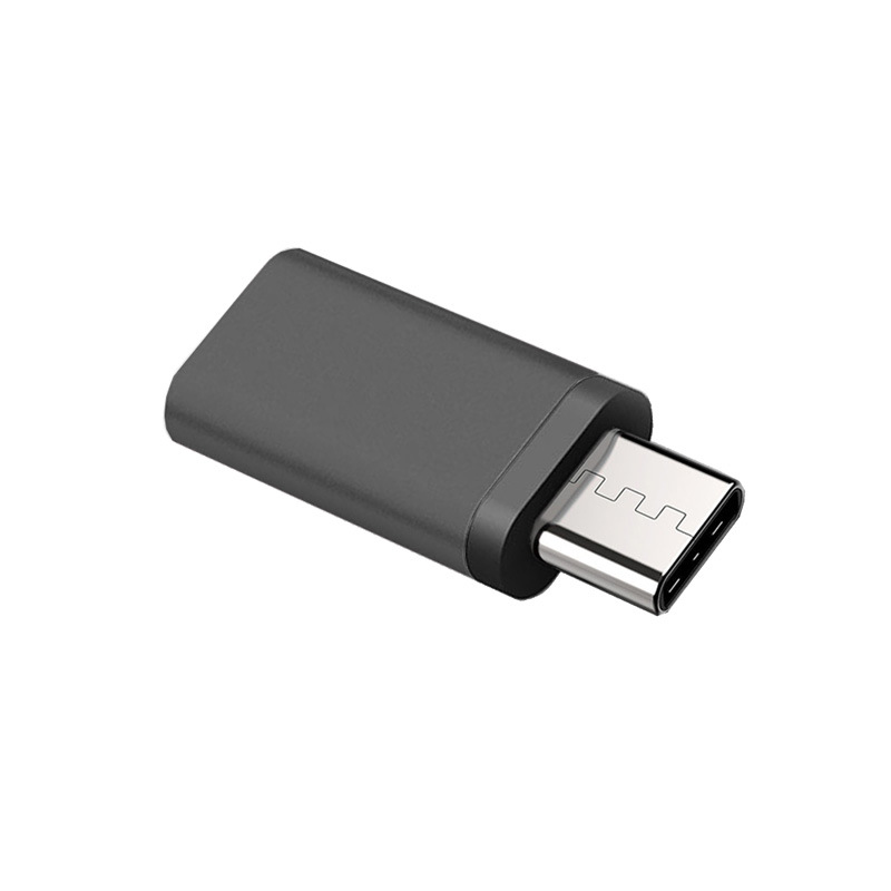 新款micro母转type-c 适用安卓v8数据线转type-c手机快充转接头