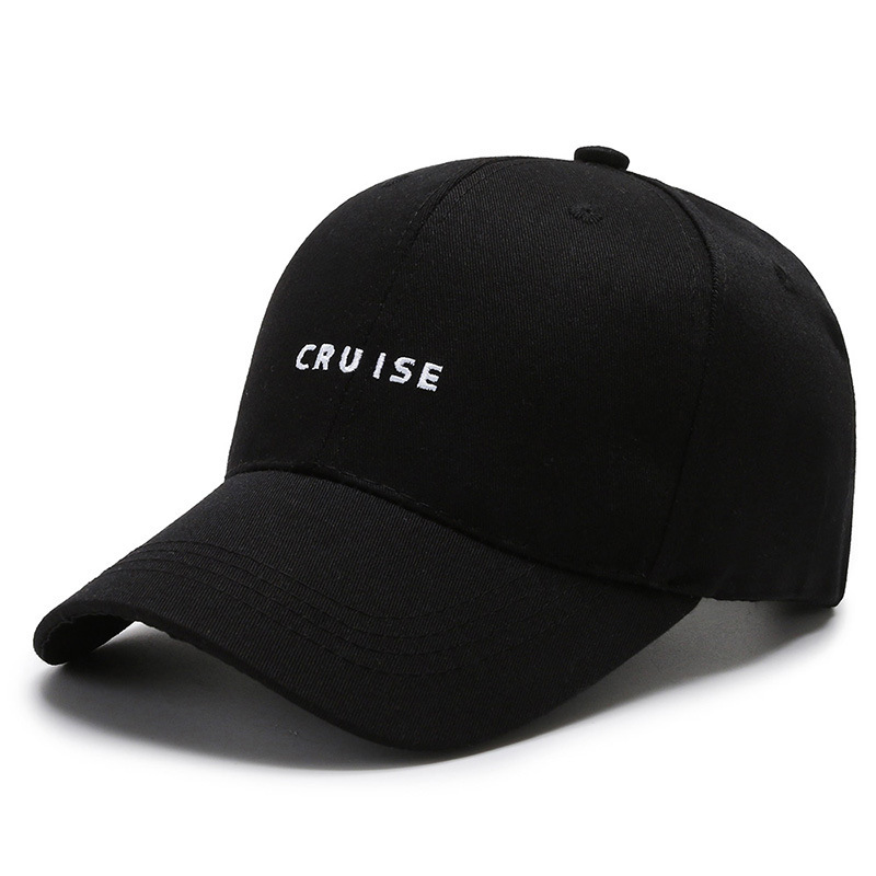 Hat Female Spring and Autumn New Cruise Men's Sun Hats Sunshade Baseball Cap Outdoor Leisure Embroidered Peaked Cap