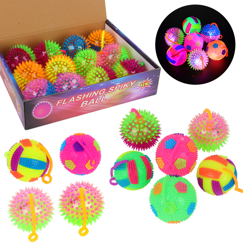 with Rope Luminous Massage Ball with Rope Volleyball with Rope Football Children's Educational Toys Night Market Stall Factory Wholesale