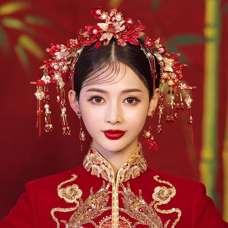 敬酒新娘头饰新款价格厂家货源阿里巴巴