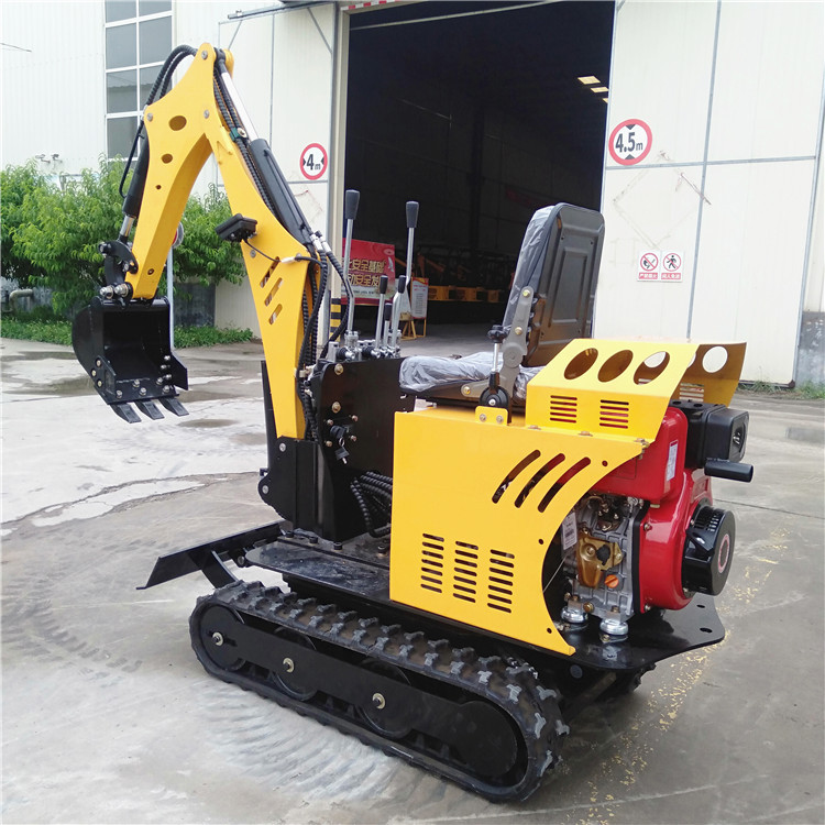 多功能履带小型挖掘机 08农用微型挖机 大棚迷你工程挖掘机图片